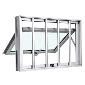 Janela Maxiar De Banheiro Grade 50X50 Cor Aluminio