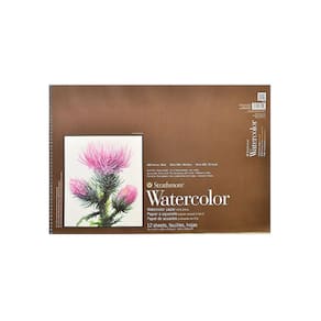 Almofada de aquarela Strathmore 440-4 15x22cm 12 folhas 300gsm
