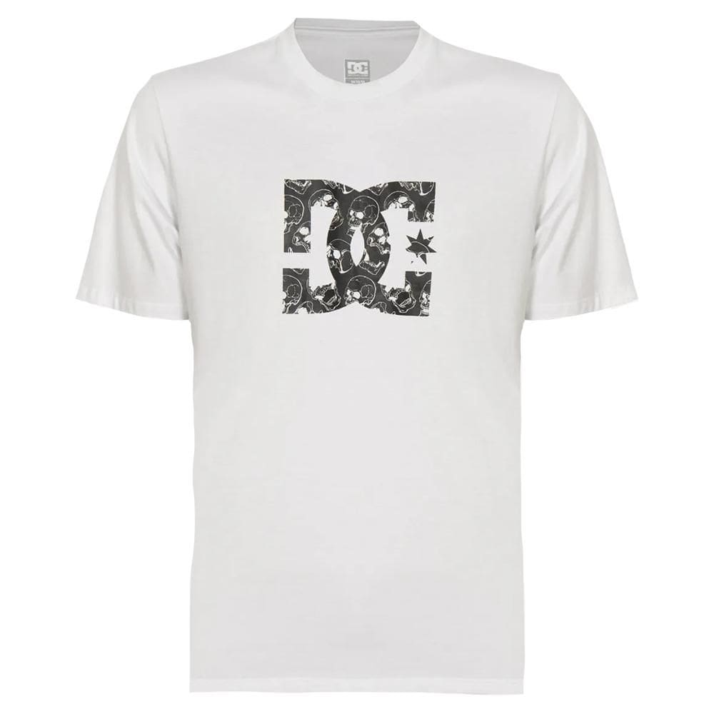 Camiseta DC Shoes Star Skully WT25 Masculina Branco