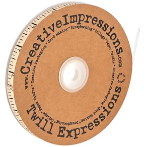 Ruler Creative Impressions, estampada em sarja antiga, 25 m