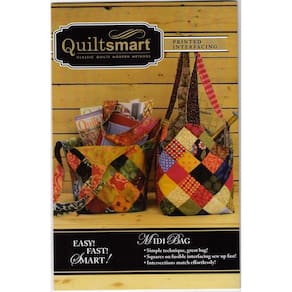 Bolsa padrão Quiltsmart Midi Bag com padrão e interface