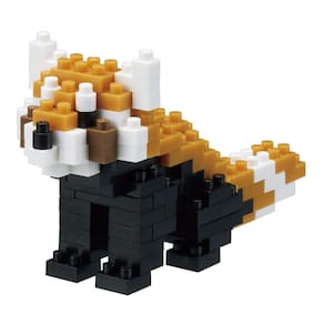 Kit de construção nanoblock Animals Red Panda Collection Series