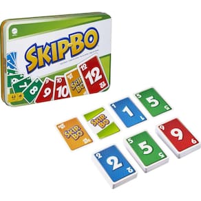 Jogo de cartas Mattel Games Skip-Bo para crianças, adultos e família