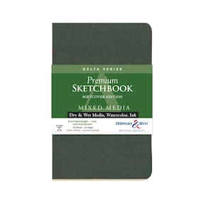 Caderno de esboços Stillman & Birn Delta Series, capa mole 5,5 x 8,5 cm