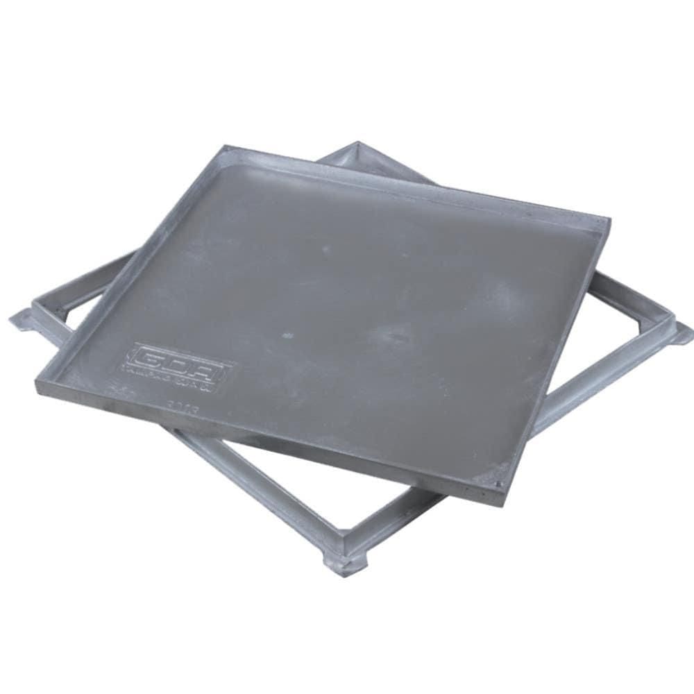 Tampão 60 X 60 CM Rebaixado em Alumínio para Água Energia e Esgoto GDA