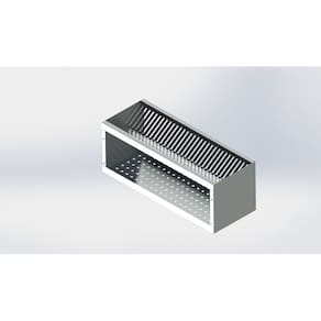 Escorredor Pratos Industrial Inox 40x30x30 Restaurante