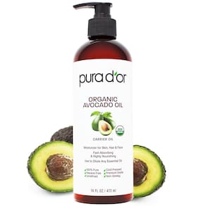 Óleo de abacate PURA D`OR 473ml 100% puro e natural USDA orgânico