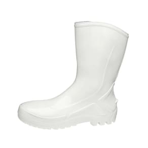 Bota de PVC 27cm Sem Forro N36 Branca CA42291 Vulcaflex