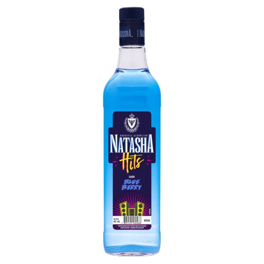 Coquetel Natasha Hits Blueberry 900ml