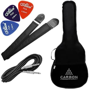 Kit Acessórios Violão Vx01 Capa Palhetas Correia E Cabo P10