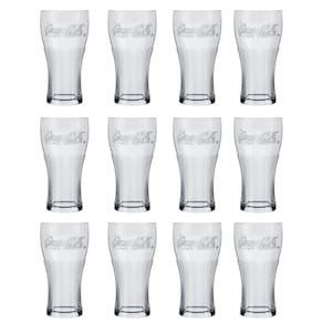 Copo Contour Coca Cola Transparente 300ml 12 Unidades - Nadir 7150