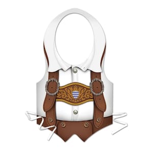 Coletes Oktoberfest Beistle Plastic, pacote com 48