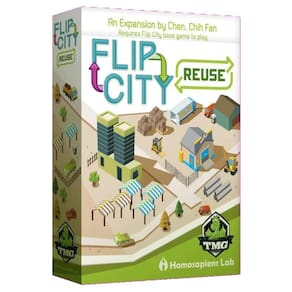 Expansão do jogo de cartas Tasty Minstrel Flip City Reuse