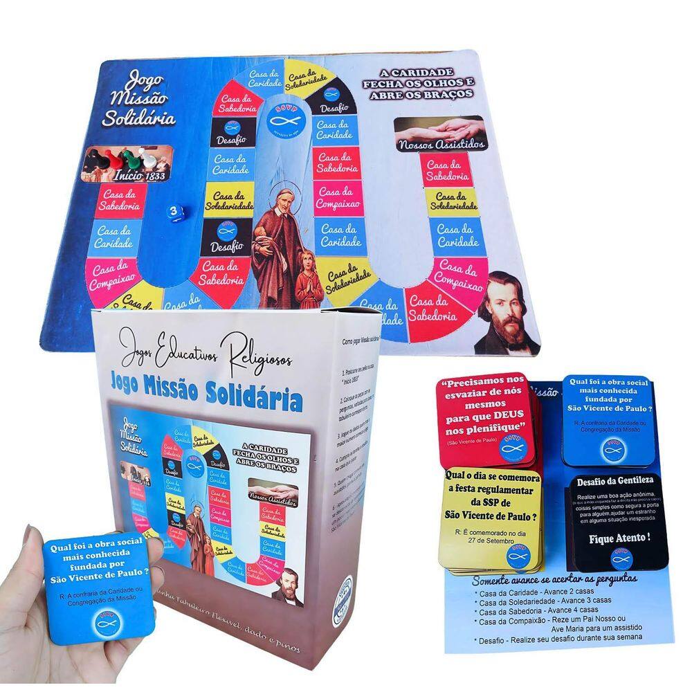 Jogo Educativo Missão Solidária Aprendendo Sobre A Sociedade