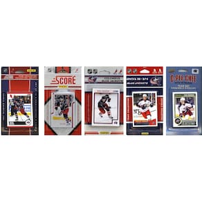 Conjuntos de equipes de cartas colecionáveis C&I Collectables NHL Columbus Blue Jackets