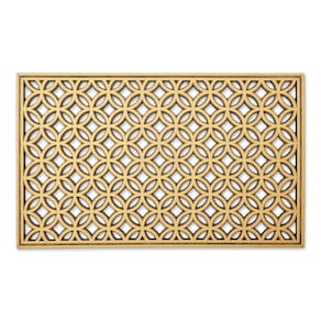 Capacho de borracha DII All Weather Gold, anel duplo 45x75cm