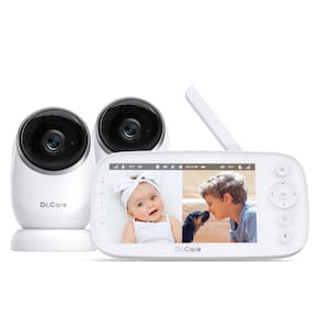 Monitor de vídeo para bebês Dr.Care NovaView com 2 câmeras 5" 1080P HD