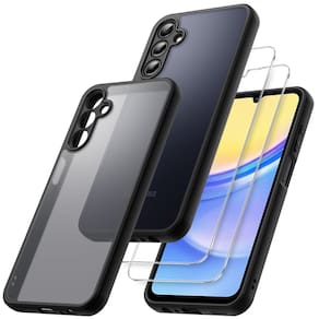 Capa JeTech 3 em 1 fosca para Samsung Galaxy A15 5G/4G 6,5"