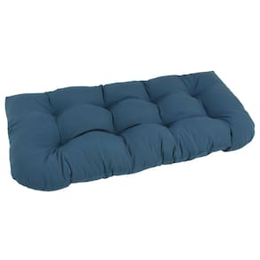 Almofada Loveseat Blazing Needles Twill Rounded Back Indigo