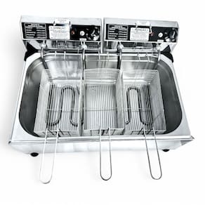 Fritadeira Industrial 16L 1 Cuba 220V Ipe Cozinhas 3 Cestos