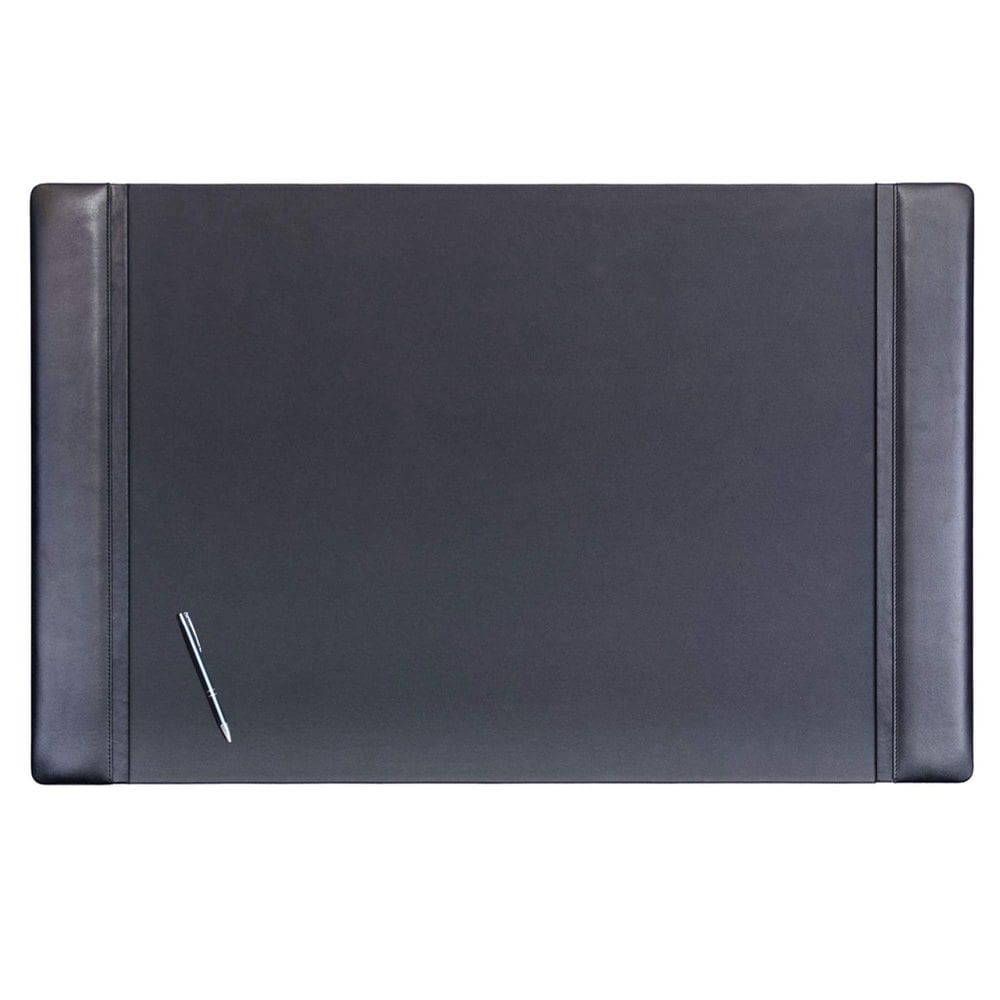 Almofada de mesa Dacasso Classic Leather Side Rail 38 cm x 24 cm preta