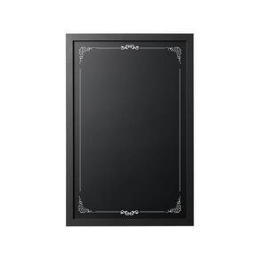 Quadro-negro MasterVision Decorativo Suporte de Parede 40x60cm Preto