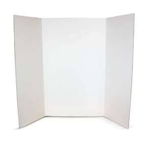 Project Boards Flipside Products 36 x 48 cm, branco branqueado, pacote com 10