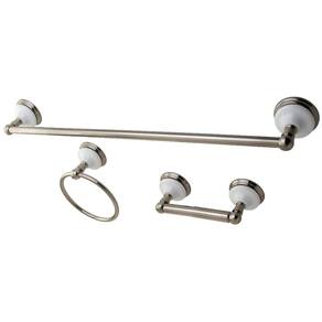 Conjunto de ferramentas de banheiro Kingston Brass Victorian de 3 peças