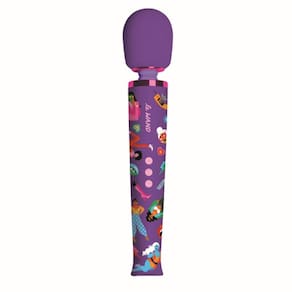 Massageador Vibratório Le Wand Feel My Power Jade Purple Brown