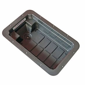 Bandeja de controle de pés com motor de pesca Marinetech Panther ATV