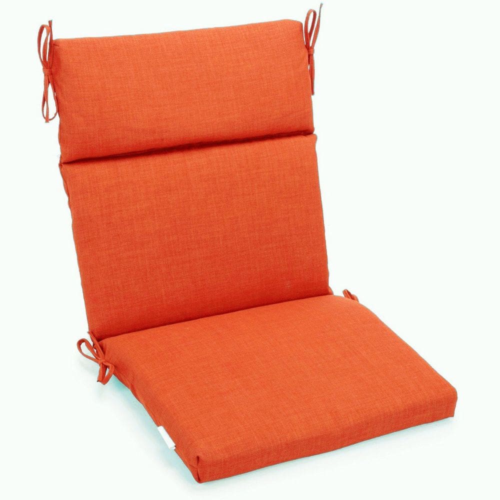 Almofada de cadeira Blazing Needles Indoor/Outdoor Tangerine 18x38cm