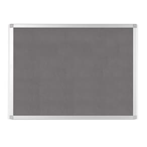 Quadro de avisos Mastervision Ayda Wall Master 18x24cm cinza