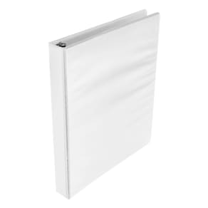 View Binder School Smart Polipropileno de 1 polegada branco