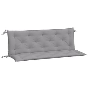 Almofadas de banco de jardim VidaXL Grey Oxford Tecido 2 peças