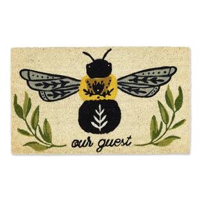 Capacho DII Natural Coir Bee Our Guest 45x75cm