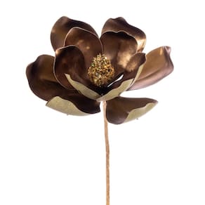 Pinça de magnólia artificial Vickerman Copper 13 cm 3/bolsa