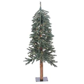 Árvore de Natal Vickerman 4` Natural Bark Alpine com luzes LED