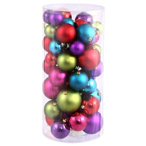 Enfeites de Natal Vickerman Multi Balls Shiny/Matte 50 unidades