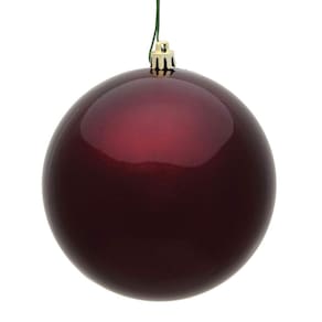 Enfeite de árvore de Natal Vickerman 482193-3 Borgonha (pacote com 12)