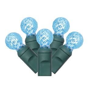 Conjunto de luzes Vickerman X4G9132 com 100 luzes LED, 10 m, azul-petróleo
