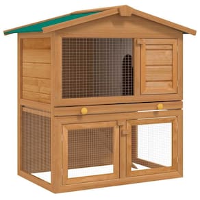 Gaiola para animais de estimação ao ar livre vidaXL, gaiola para animais de estimação, madeira