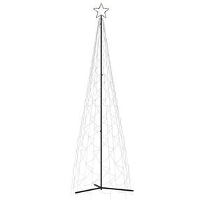 Árvore de cone de Natal vidaXL Warm White 500 LEDs 1m x 3m