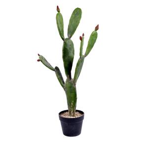 Cacto artificial Vickerman Everyday 34 polegadas com vaso preto