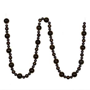 Enfeite de bola de Natal Garland Vickerman 2,7 m de chocolate