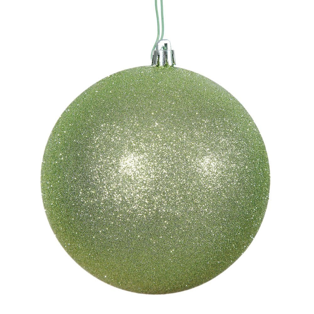 Ornamento Vickerman Celadon Glitter Ball 6 cm 4 por bolsa