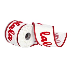 Fita Vickerman Falala branca de 4 cm x 5 m de algodão com ponto corrente
