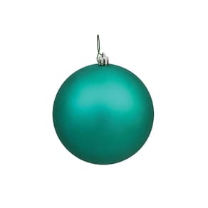 Enfeite de árvore de Natal Vickerman 443835 Teal Matte (pacote com 12)