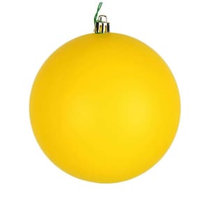 Enfeite de árvore de Natal Vickerman 623985-2.4 Yellow Matte