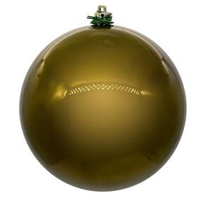 Enfeite de Natal Vickerman Olive Pearl Ball, pacote com 12