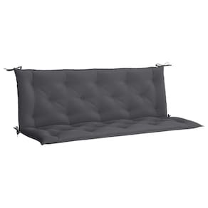 Almofadas de banco de jardim VidaXL Antracite Oxford, 2 unidades